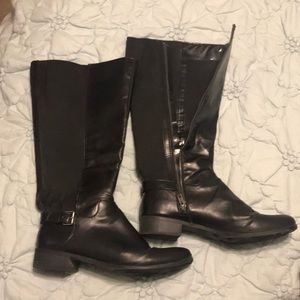 Black Tall boots, size 11
